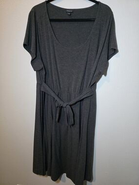 torrid Charcoal Scoop Neck Knit Top